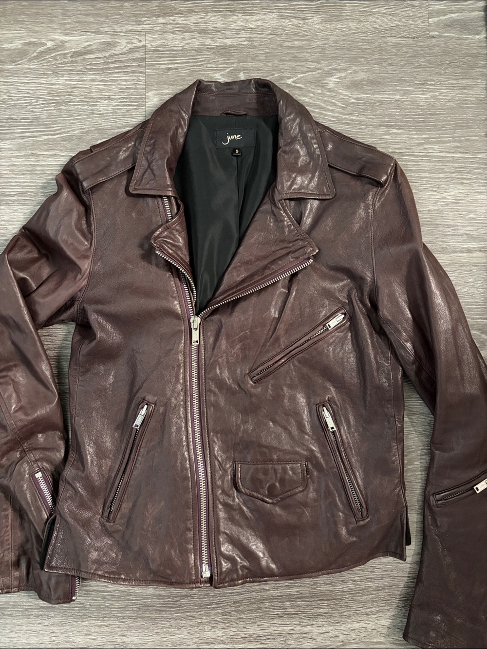 June Leather Moto Jacket